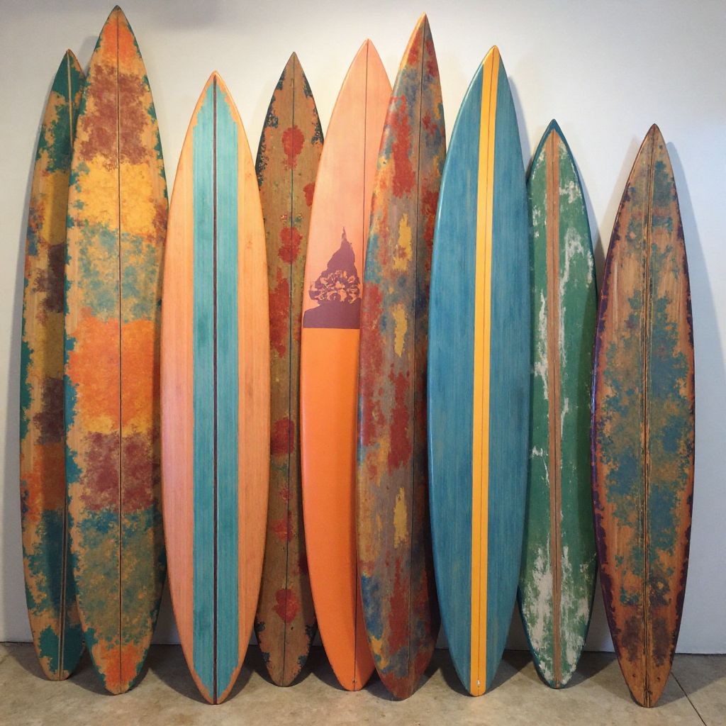 Completed boards from workshop participants