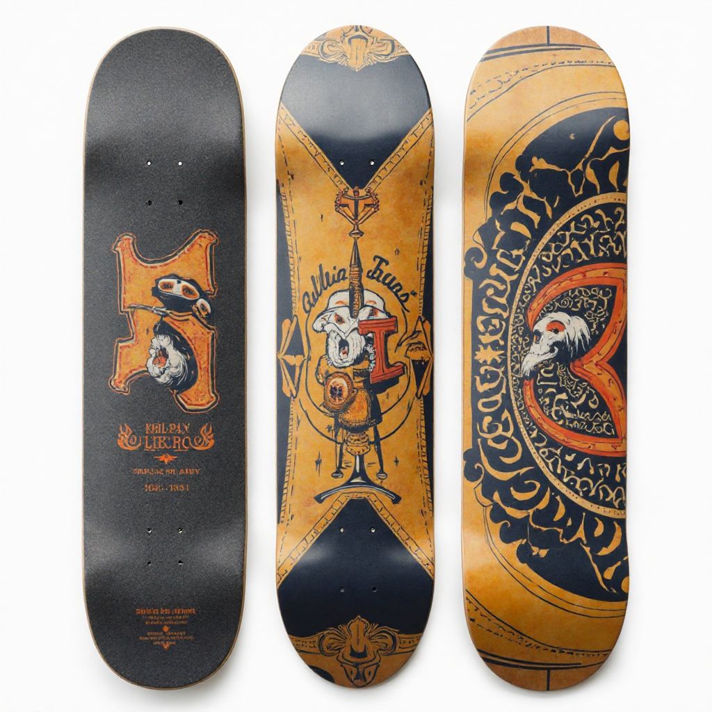 Corporate custom skateboards for tech company