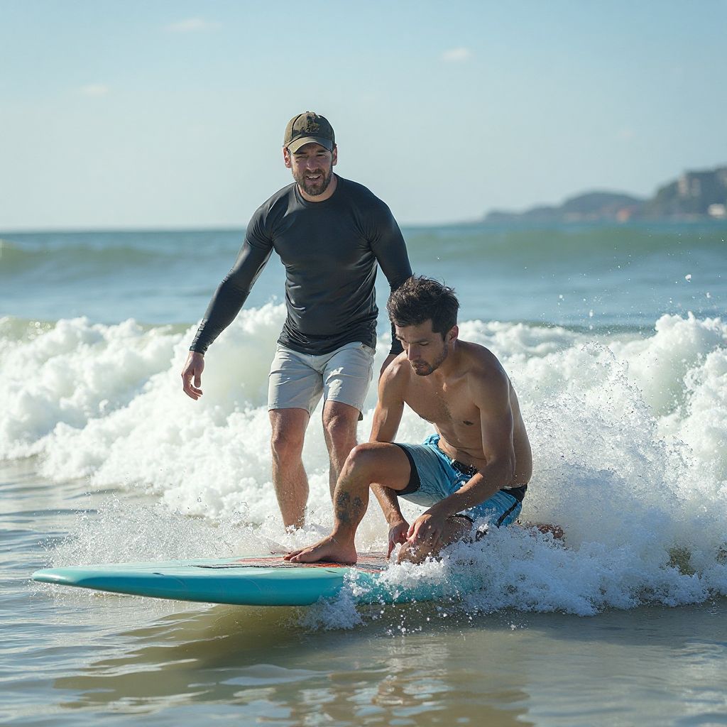 Adaptive surfboard for para-surfers